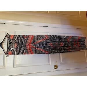 Nine West Women's Printed Maxi Dress Size 10